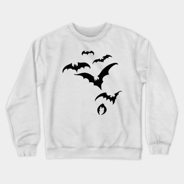 Bats Crewneck Sweatshirt by KayWinchester92